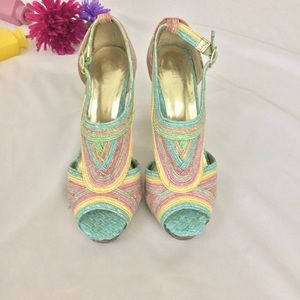 Colorful platform heels❤️